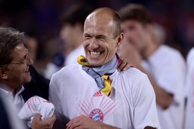 Spokojený Arjen Robben.