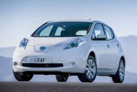 Elektromobil Nissan Leaf.