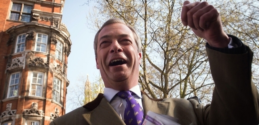 Nigel Farage se mohl po oznámení výsledků své strany veselit.