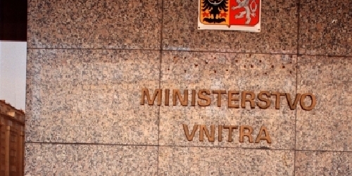 Budova ministerstva vnitra.