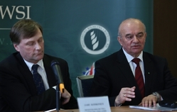 Polský ministr zemědělství Stanislaw Kalemba (vpravo).