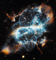 Jev, za který by se nemuseli stydět autoři filmových triků, pochází z galaxie NGC 5198 v souhvězdí Honících psů, a jde o hvězdnou erupci. (Foto: profimedia.cz)