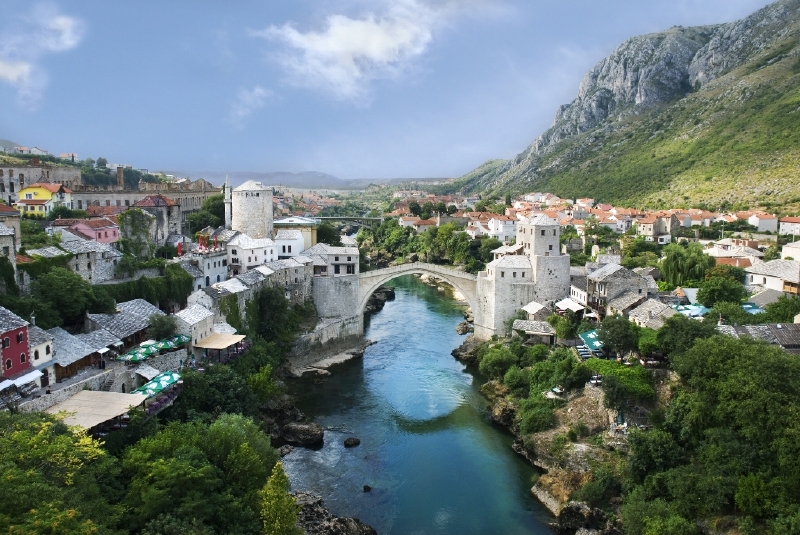 Neretva, Chorvatsko a Bosna a Hercegovina. (Foto: Oddstuffmagazine.com)