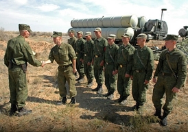 Cvičení protivzdušné obrany ruské armády.