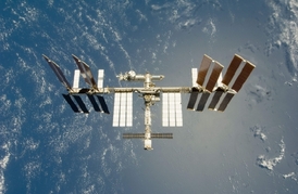Mezinárodní vesmírná stanice (ISS).