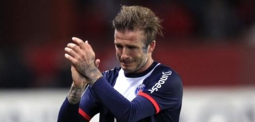 David Beckham prožíval poslední zápas velice emotivně.