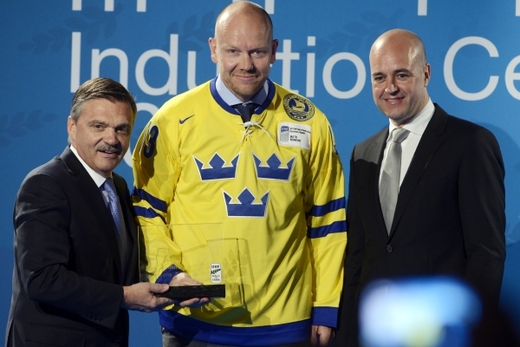 Čerstvý člen Síně slávy IIHF Mats Sundin.