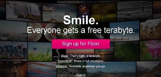 Nový Flickr nabízí každému terabajt úložného prostoru.