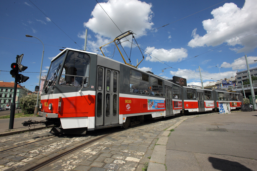 Tramvaje typu KT8D5 jezdily v Praze dlouhých 27 let.