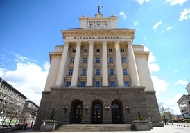 Budova bulharského parlamentu. 