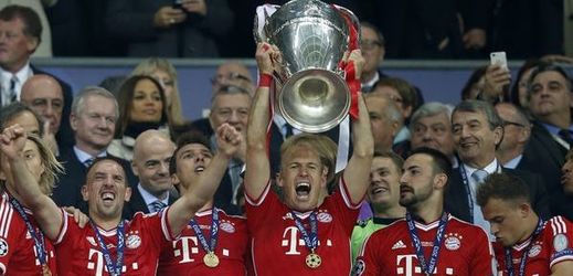 Euforie hráčů Bayernu Madrid.