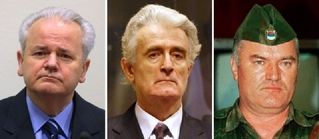Srbští otloukánci? Zleva Milošević, Karadžić a Mladić.