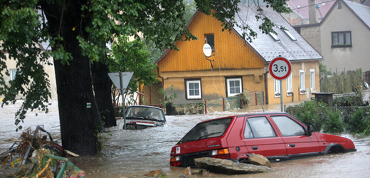 Česku hrozí kvůli vydatným dešťům povodně (ilustrační foto).