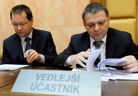 Lubomír Zaorálek, místopředseda ČSSD (vpravo).