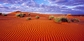 Simpson Desert, Austrálie. Poušť je charakteristická svým červeným pískem. (Foto: Profimedia.cz/Nick Rains/Corbis)