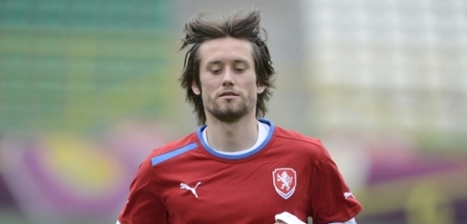 Kapitán národního týmu Tomáš Rosický.