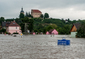 Zaplavené Křešovice nedaleko Litoměřic. (Foto: ČTK)