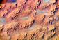 Snímek Mezinárodní vesmírné stanice zachycuje Saharu ve východním Alžírsku.