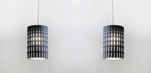 "Betonové" lampy Tube z unikátního materiálu LiCrete od firmy Gravelli.
