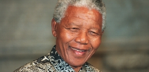 Nelson Mandela v roce 1996.