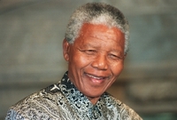 Nelson Mandela v roce 1996.
