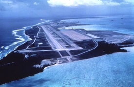 Letecká základna na Diego García.