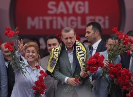 Turecký premiér Recep Tayyip Erdogan.