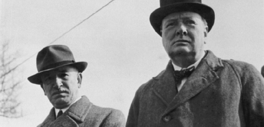 Edvard Beneš (vlevo) a Winston Churchill.