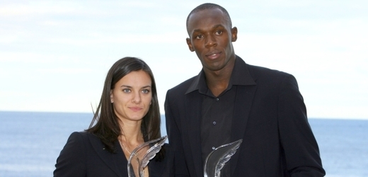 Usain Bolt a Jelena Isinbajevová, největší hvězdy Zlaté tretry.