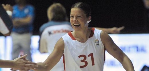 Basketbalistka Veronika Bortelová.