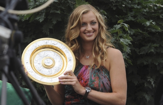 Petra Kvitová v roce 2011 Wimbledon vyhrála. (Foto: ČTK/Ožana Jaroslav)