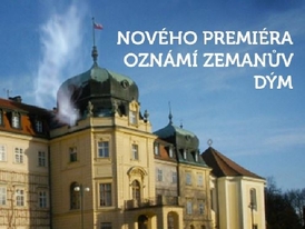 Další z fotomontáží s prezidentem Milošem Zemanem na stránkách v2cigs.