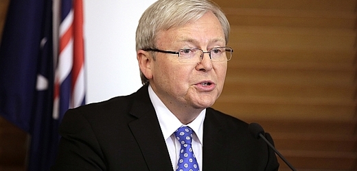 Pětapadesátiletý Kevin Rudd byl šéfem vlády v letech 2007-2010.