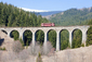 Chmarošský viadukt poblíž Telgártu na Slovensku.