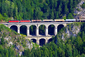 Viadukt Krausel-Klause, který je zapsán na seznamu světového děditví UNESCO, postavený v letech 1848-1854 v Rakousku.
