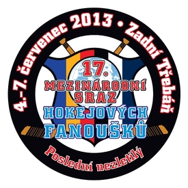 Logo 17. Mezinárodního srazu hokejových fanoušků.