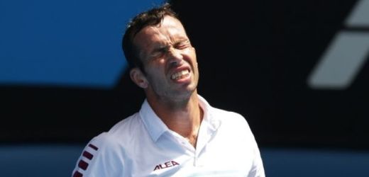 Radek Štěpánek i přes zranění stehenního svalu nastoupil na Wimbledonu do čtyřhry.