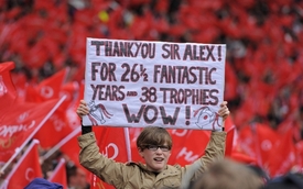 Fanoušci na éru Alexe Fergusona jen tak nezapomenou.