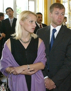 Roman Abramovič s manželkou Irinou Maladinovovou.