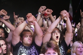 Pořadatelé Masters of Rock očekávají až 20 tisíc návštěvníků. Fotografie z festivalu v roce 2010.