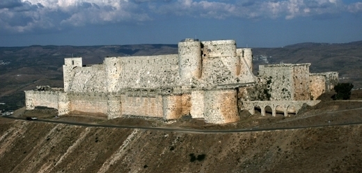 Křižácký hrad Krak des Chevaliers.