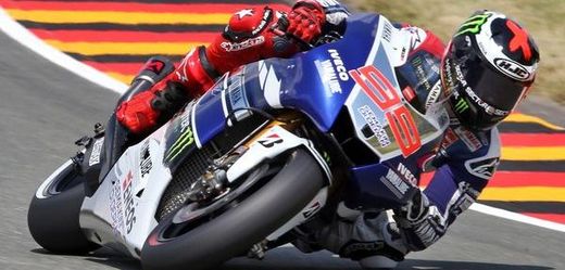 Zraněný motocyklový mistr světa Jorge Lorenzo.