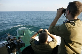 Izraelská ponorka třídy Dolphin.
