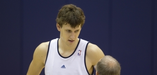 Český basketbalista Jan Veselý.