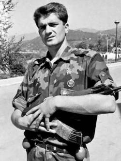 Milan Lukić v čase války v Bosně.