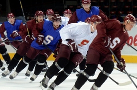 Hokejisté Sparty vyjeli před nadcházející sezonou poprvé na led.