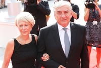 Miroslav Donutil s manželkou.