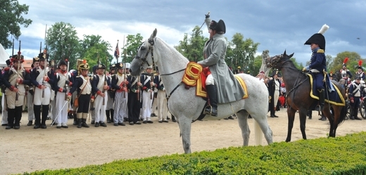Slavkov u Brna často hostí akce s napoleonskou tématikou. (Foto z Napoleonských dnů věnovaným 200. výročí bitvy u Borodina)