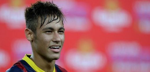 Neymar oslavil svou první trefu v dresu Barcelony.