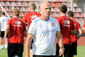 Reprezentační trenér Michal Bílek.